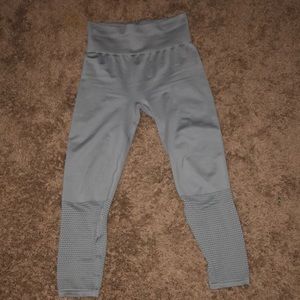 Gray seamless fabletic leggings